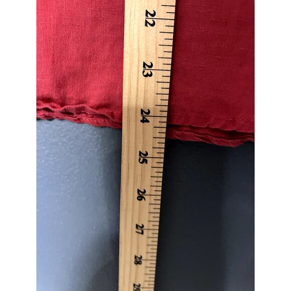 Marc New York Linen Button Shirt Women's Size Large Lagenlook Boxy Nautical - Picture 9 of 10